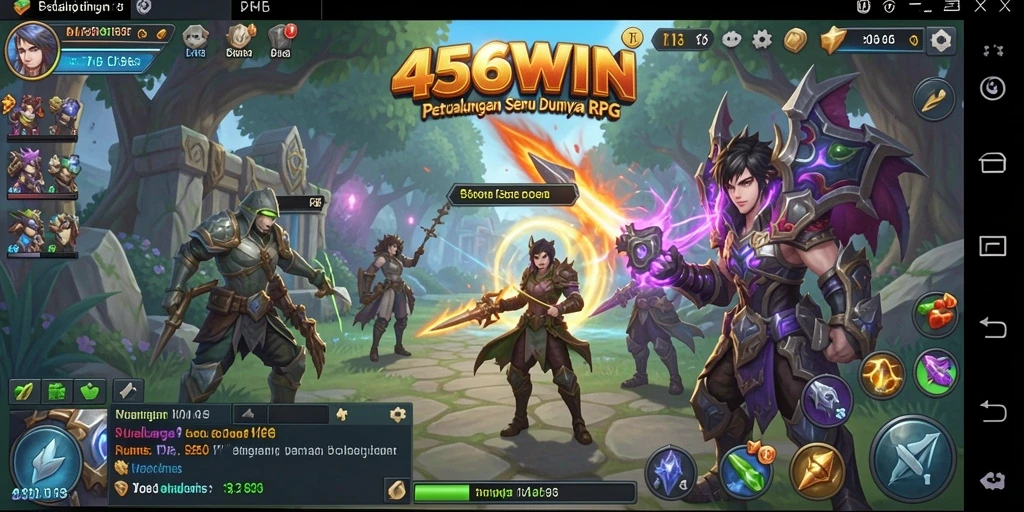 Tampilan gameplay RPG yang seru dan penuh aksi.