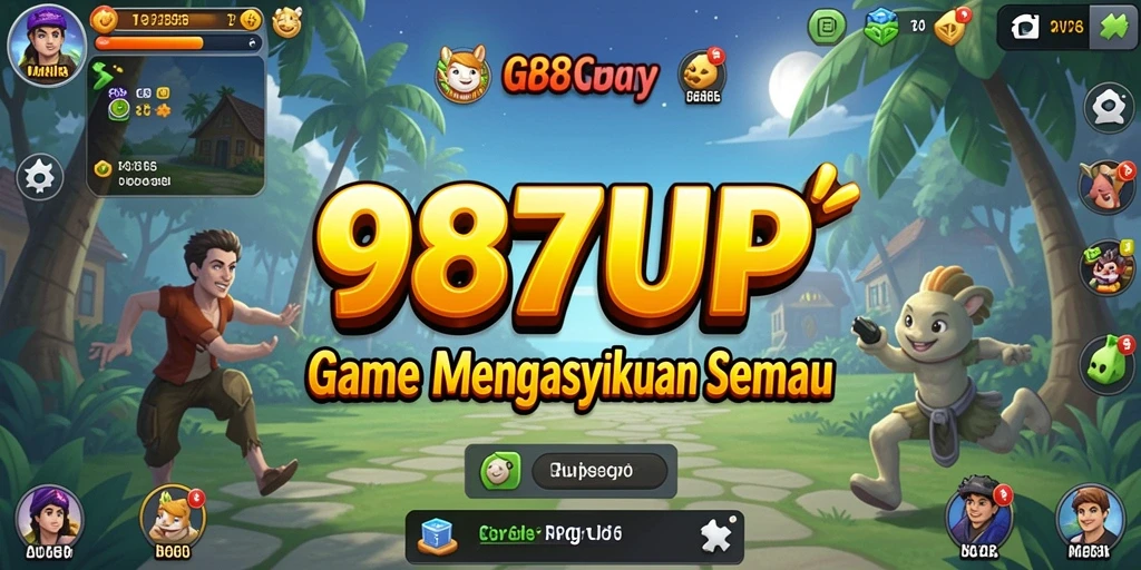 Tampilan gameplay 987UP yang menarik dalam genre Idle.