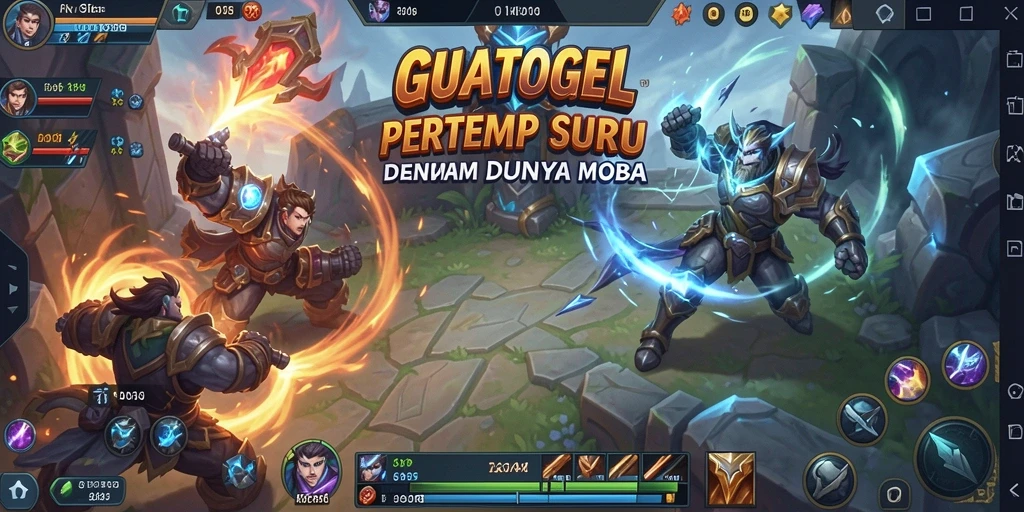 Gameplay seru dalam GUATOGEL dengan aksi pertempuran yang mendebarkan.