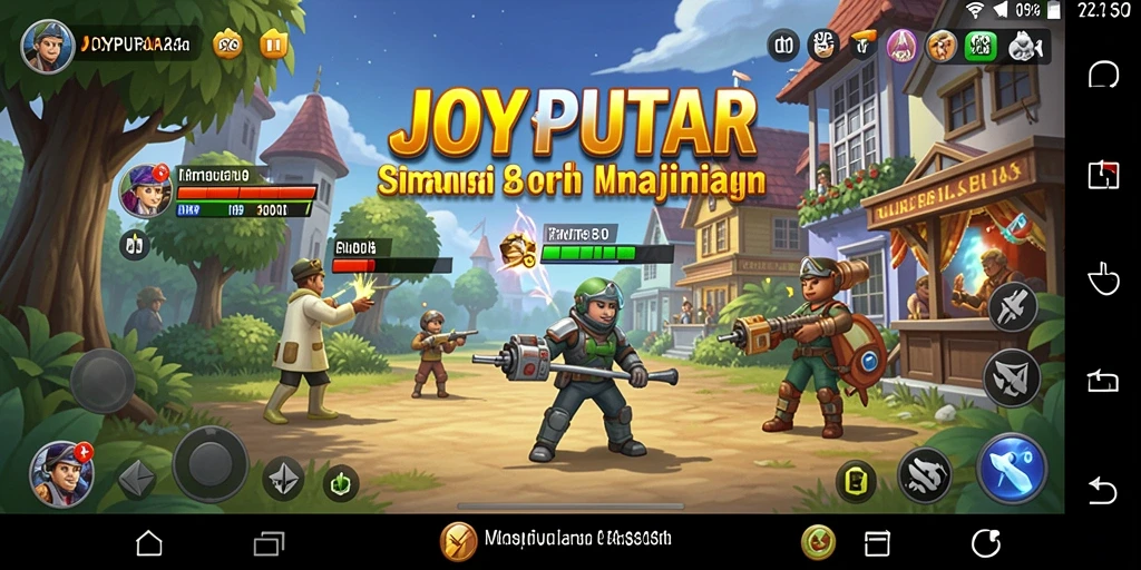 Tampilan utuh gameplay JOYPUTAR yang menampilkan kreativitas dan inovasi.