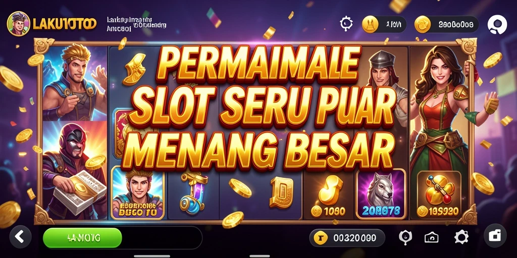 Screenshot gameplay LAKUTOTO menunjukkan keseruan bermain Slot.