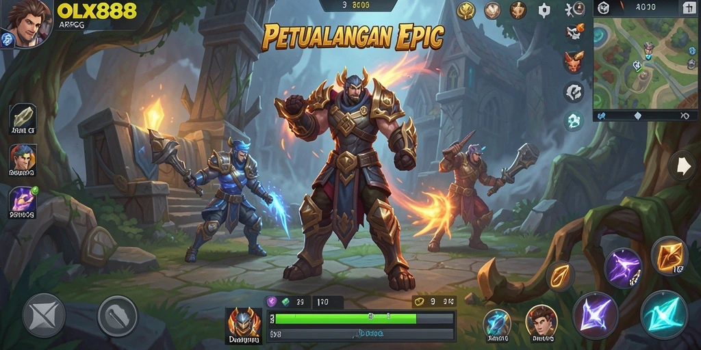 Gameplay seru OLX888 dengan aksi petualangan menakjubkan.