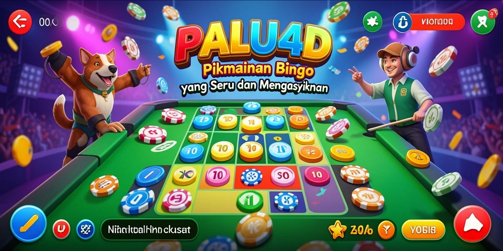 Tampilan menarik dari permainan Bingo di PALU4D.