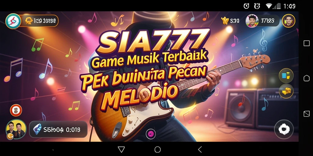 Tampilan gameplay SIA777 yang seru dan interaktif pada genre musik.