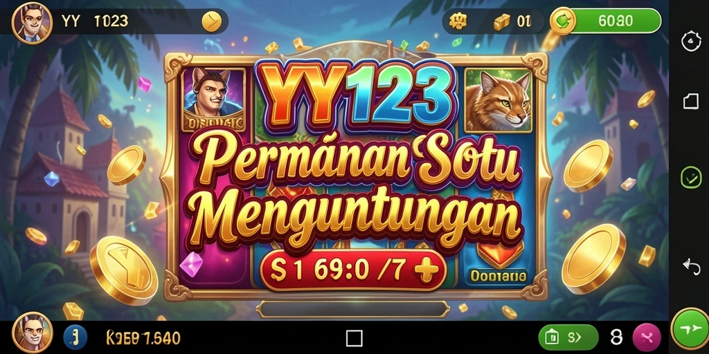 Screenshot gameplay YY123 yang menampilkan putaran slot mengasyikkan.