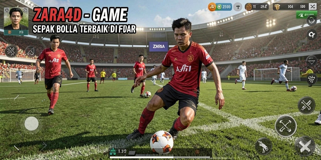 Tampilan gameplay ZARA4D yang mendebarkan dan realistis.