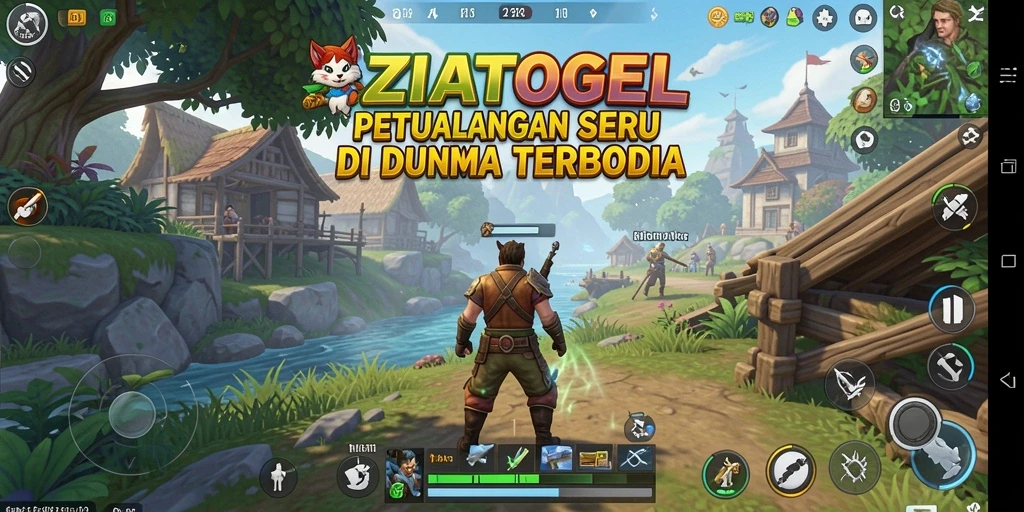 Tampilan gameplay menakjubkan dari dunia terbuka ZIATOGEL.
